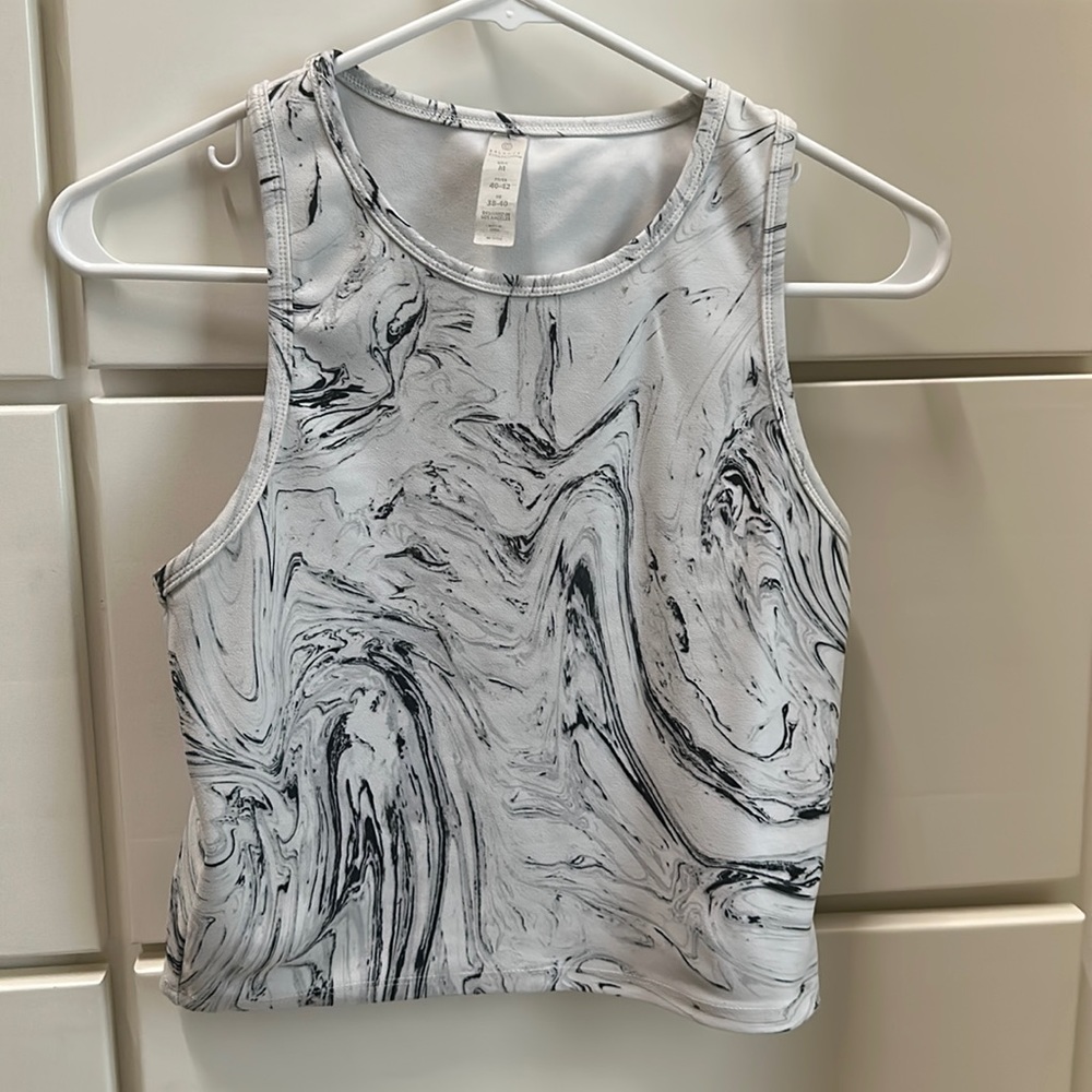 Marble Print Athletic Tank Top. Worn Multiple times in good condition.